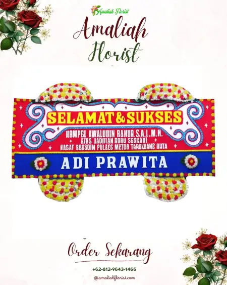 Papan Bunga Ucapan Selamat Songgokerto